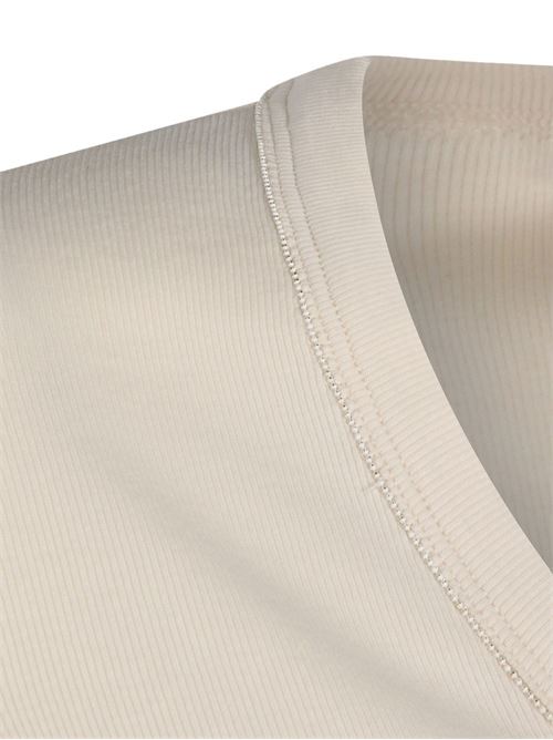 T-shirt donna bianca mezza manica Fabiana Filippi | JED266F603L8960145